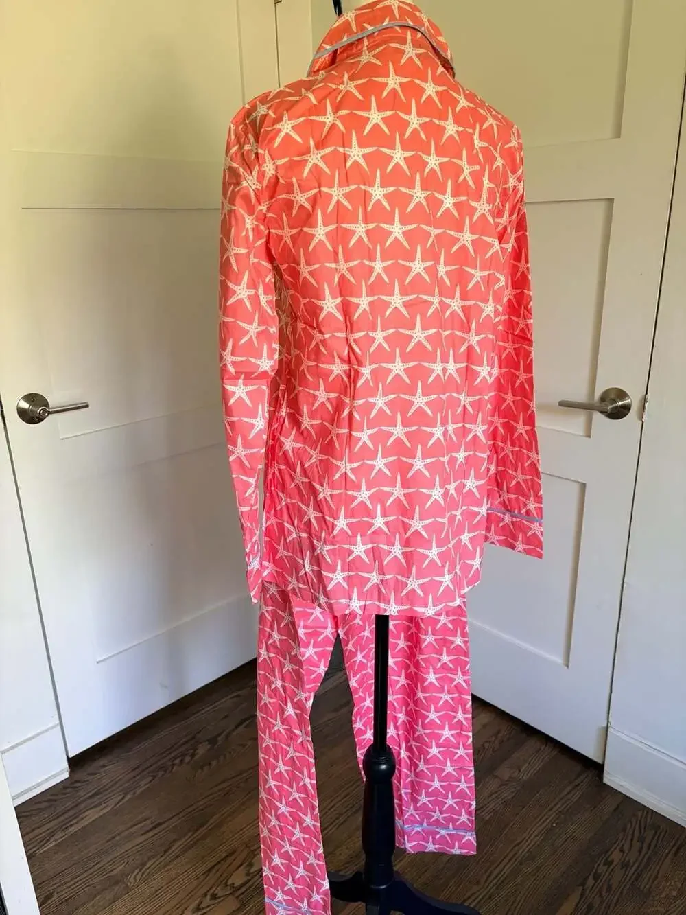 Malabar Bay Pink Starfish Print Cotton Pajama Set Ladies Size Small NWOT - Picture 12 of 12